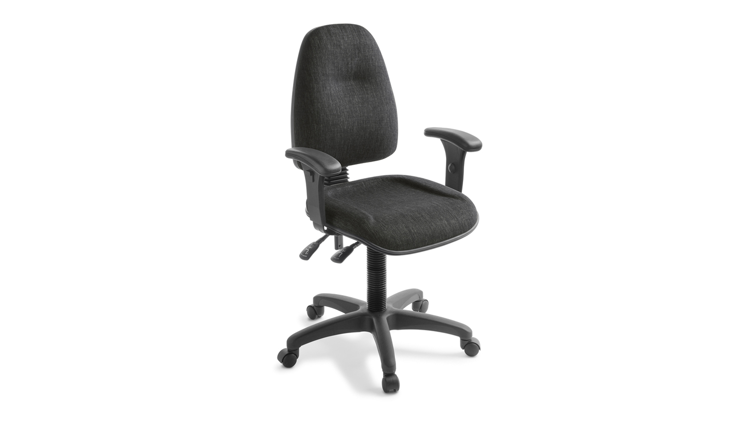 Spectrum 3 Fabric Office Chair with Arms in a sleek Keylargo fabric design