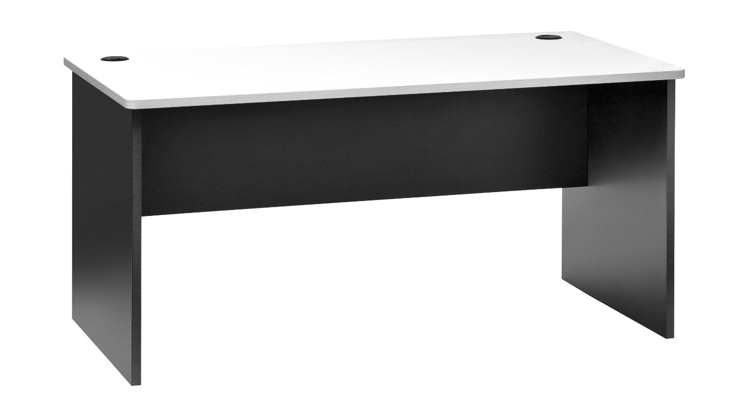 A right-angled view of the Jasper J Pulse Slab End Office Desk