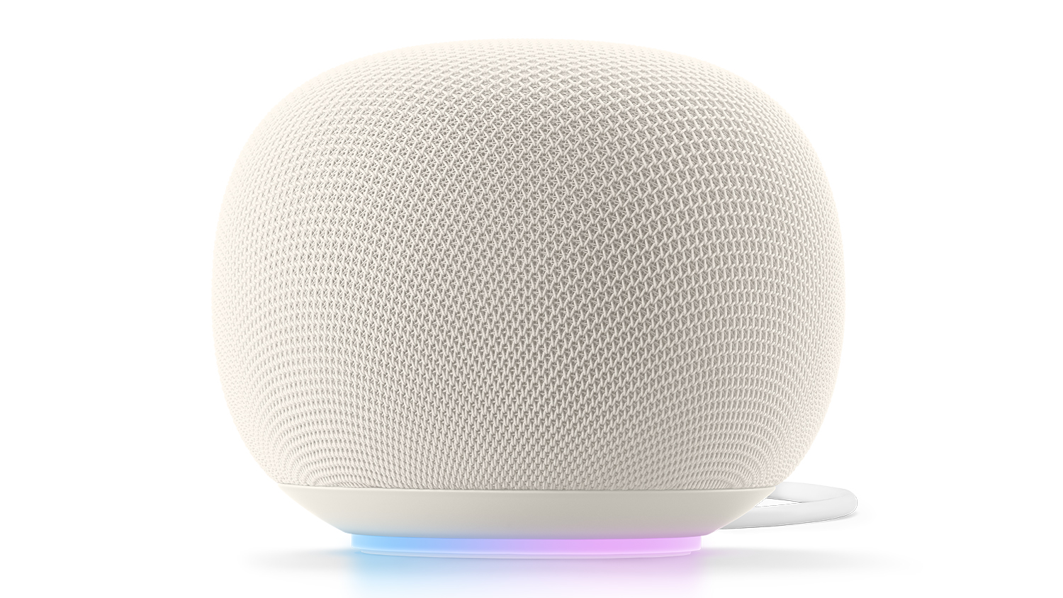 Front view of the Google Home Smart Speaker with Google Assistant