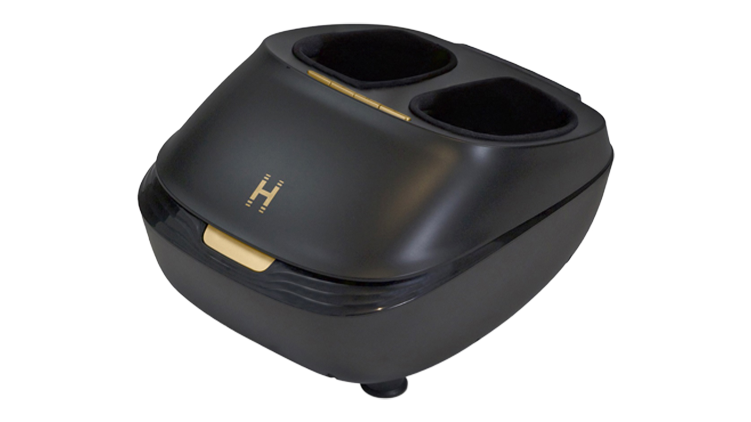 Homedics ModMassage Shiatsu Air Heated Foot Massager in a sleek black colour