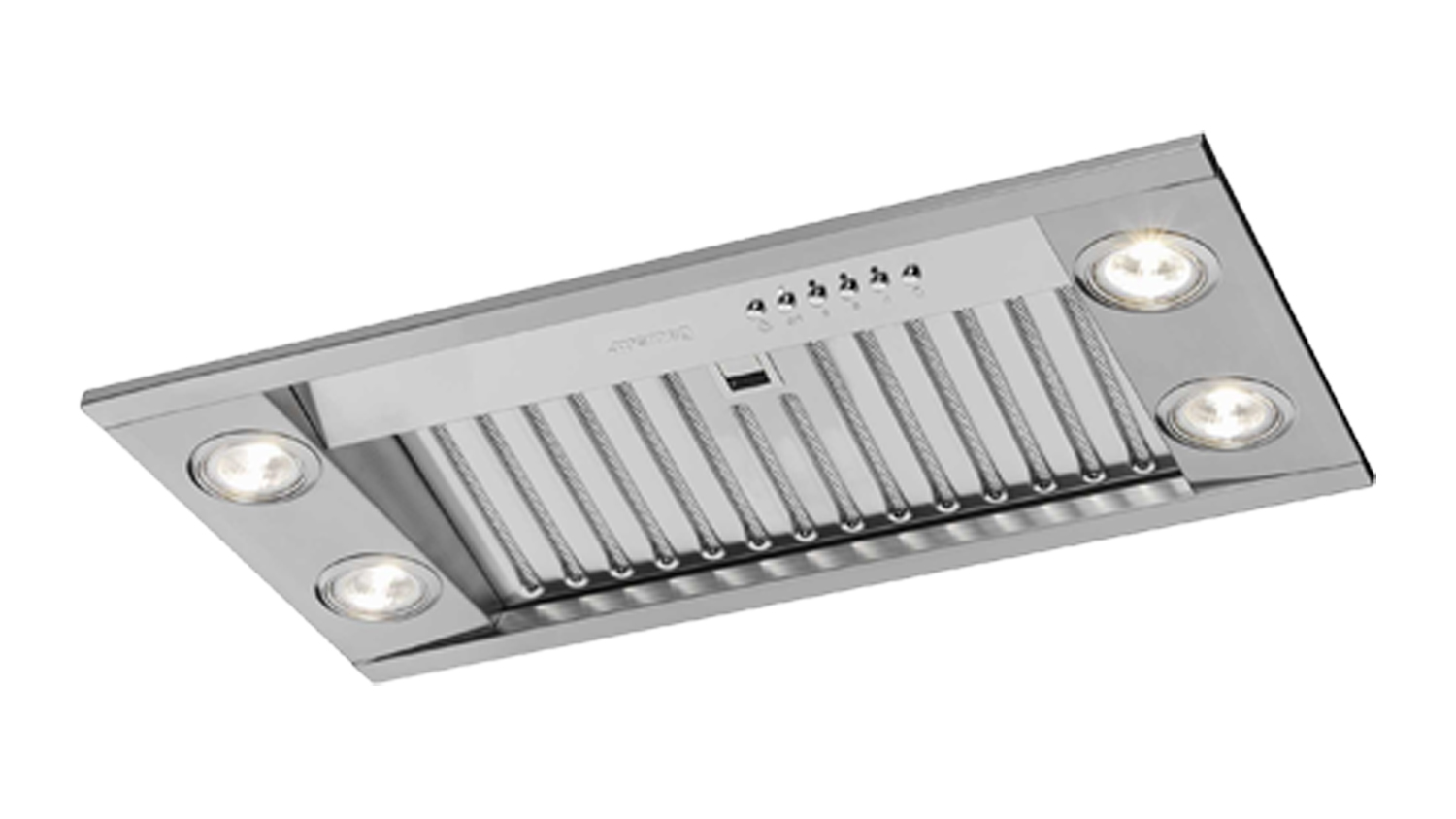 Smeg 60cm Undermount Rangehood with baffle filter and four LED lights