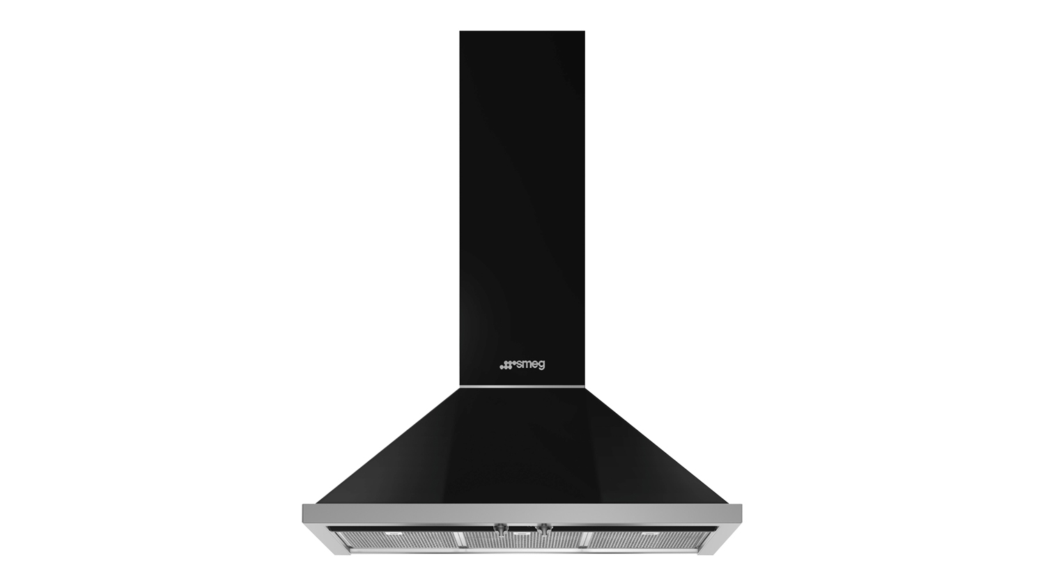 Smeg Portofino 90cm Wall Mounted Rangehood with canopy and built-in grease filters