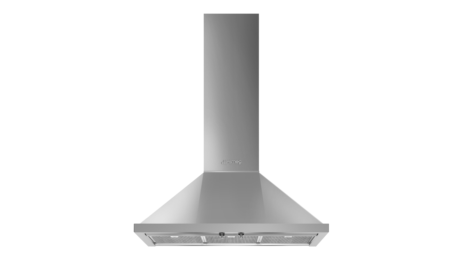 Smeg Portofino 90cm Wall Mounted Rangehood with canopy and built-in grease filters