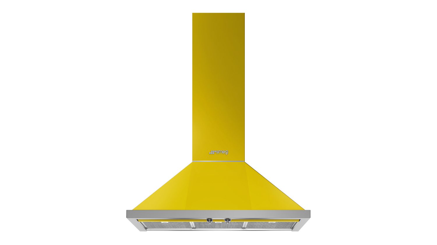 Smeg Portofino 90cm Rangehood with canopy and  built-in grease filters