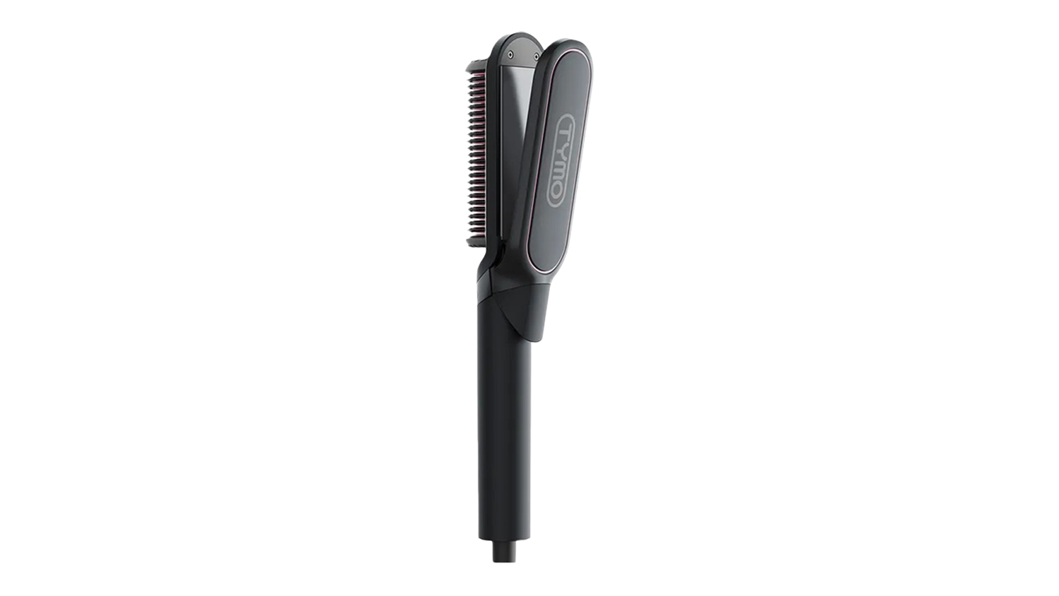 TYMO FLIPRO Hair Straightening Comb in a sleek black colour