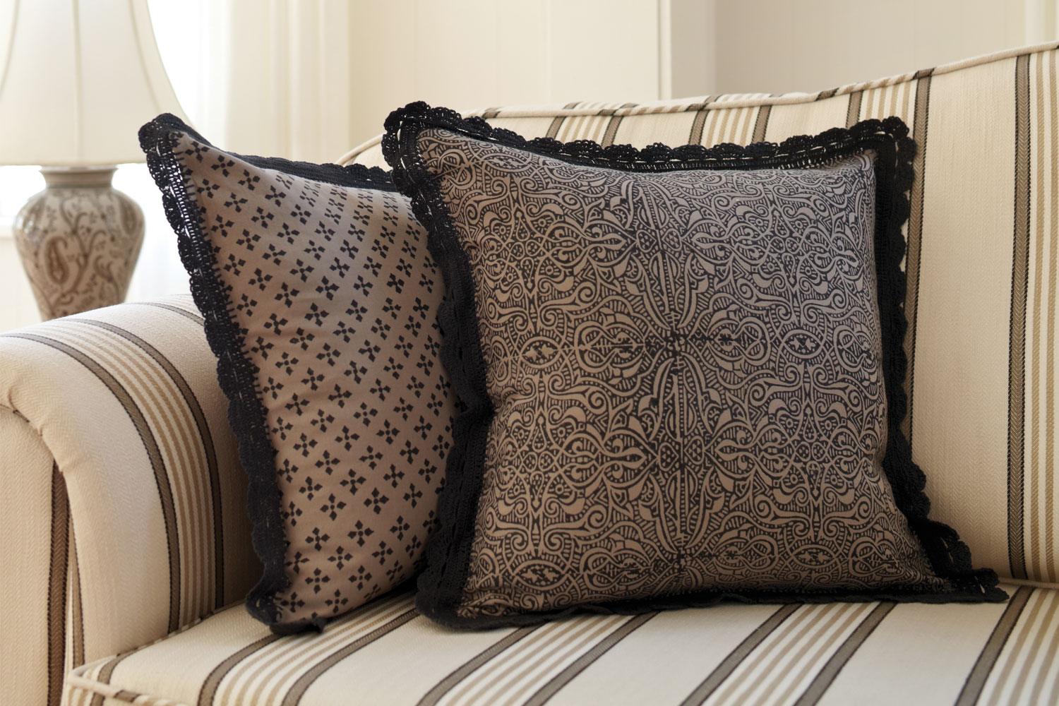 Madeliene Square Cushion by Mulberi