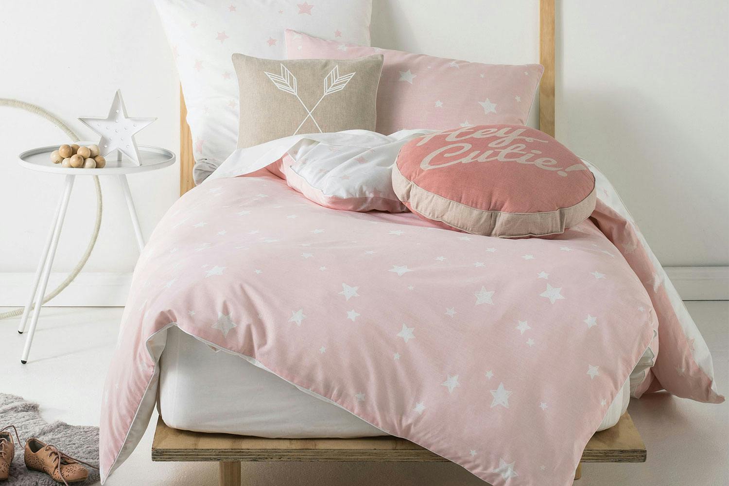 Stargazer Pink Duvet Cover Set By Squiggles Harvey Norman New