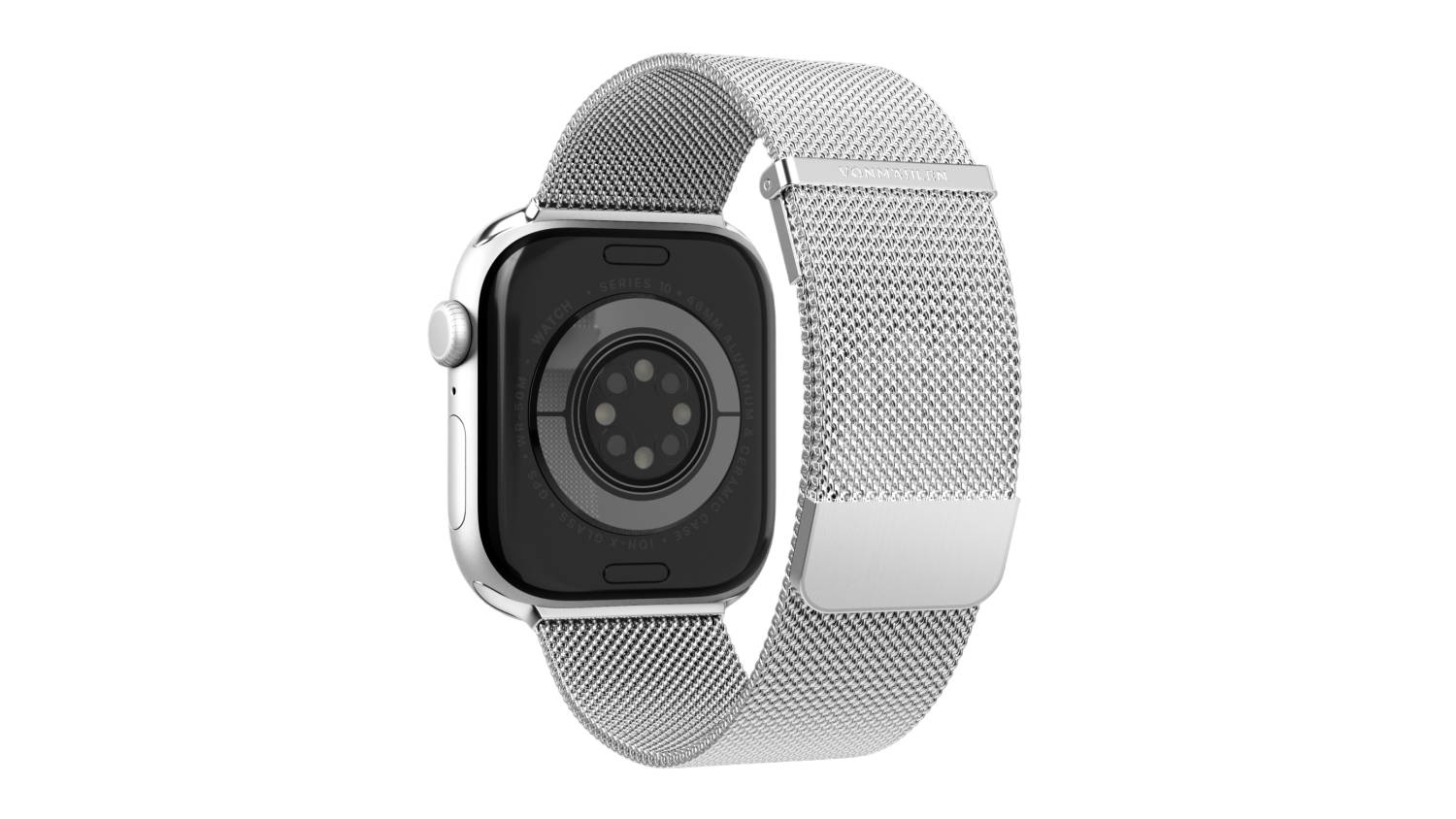 Vonmählen Milanese Band Watch Strap for Apple Watches 40-42mm - Silver