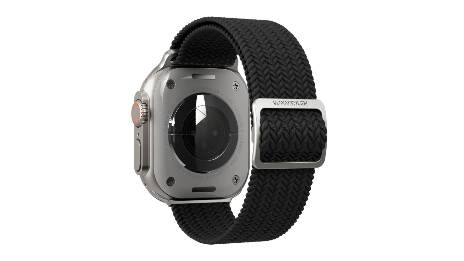 Vonmählen Woven Band Watch Strap for Apple Watches 40-42mm - Black