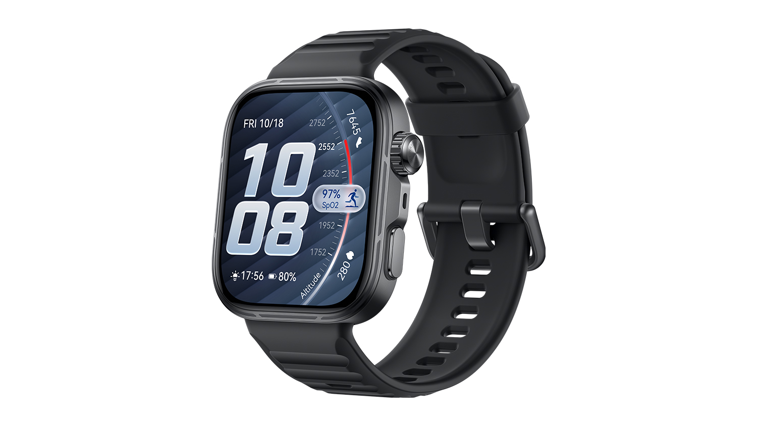Huawei Watch Fit 5 Pro Smartwatch in a sleek black colour