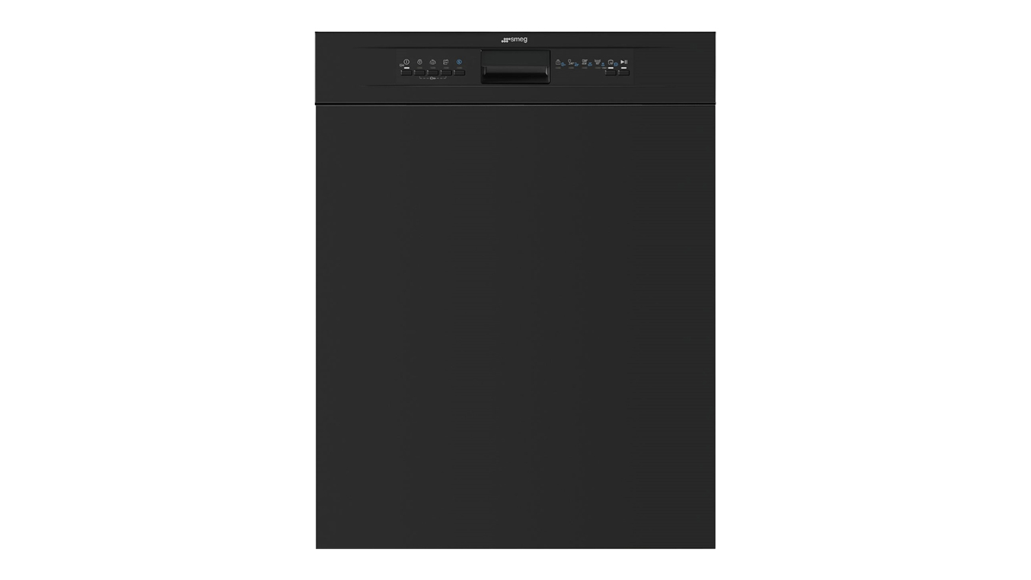 Smeg 14 Place Setting Built-Under Dishwasher in a sleek matte black colour