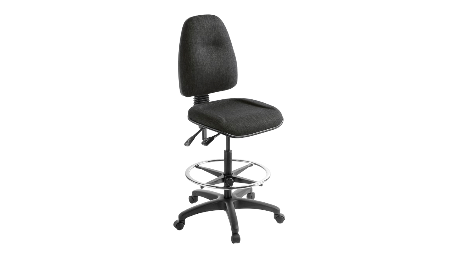 Spectrum 2 Fabric Highlift Office Chair with padded fabric seat and backrest