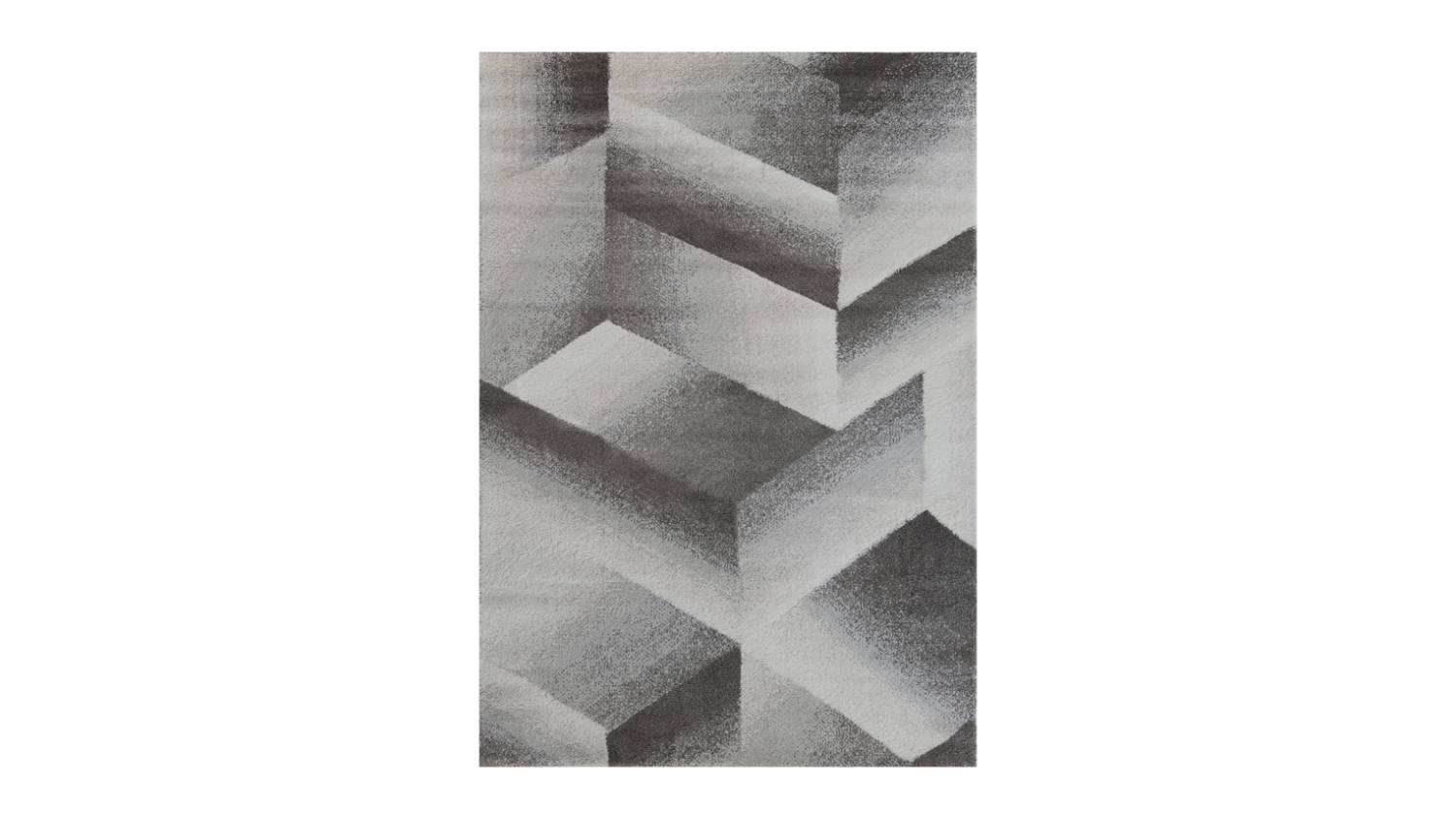 Archer Edge Rug 160 x 230cm - Charcoal