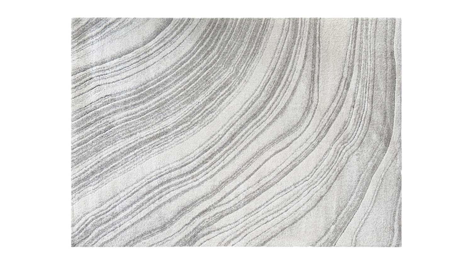Strata Form Rug 160 x 230cm in a sleek grey colour