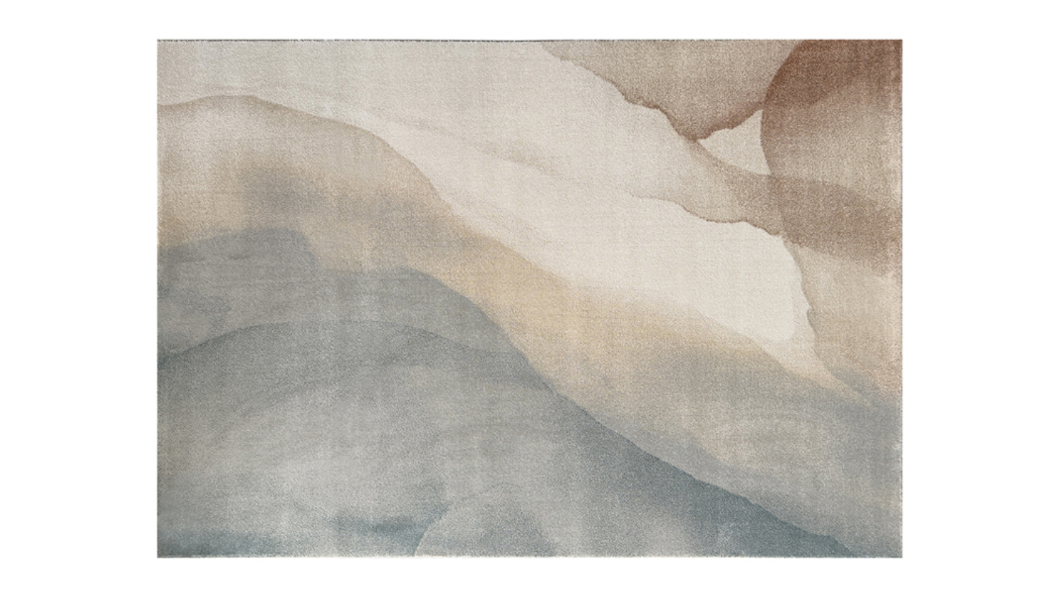 A full horizontal view of the Anders Mist Rug