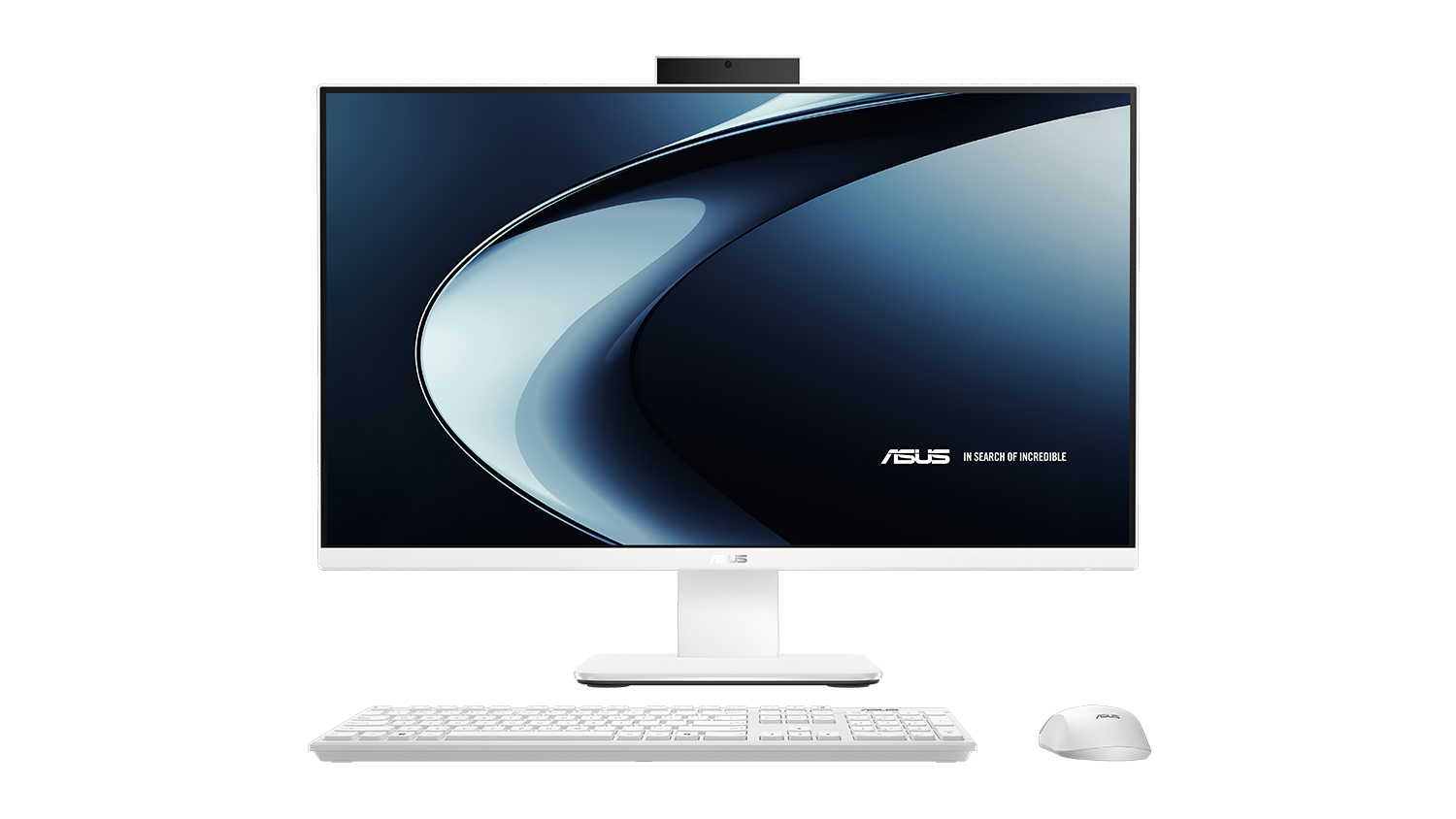 Asus V470 27" All-in-One Desktop in a sleek white colour