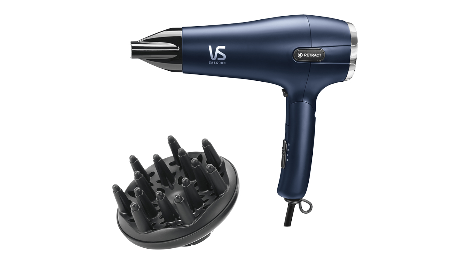 A view of the VS Sassoon Cord-Keeper Dry & Style Hair Dryer