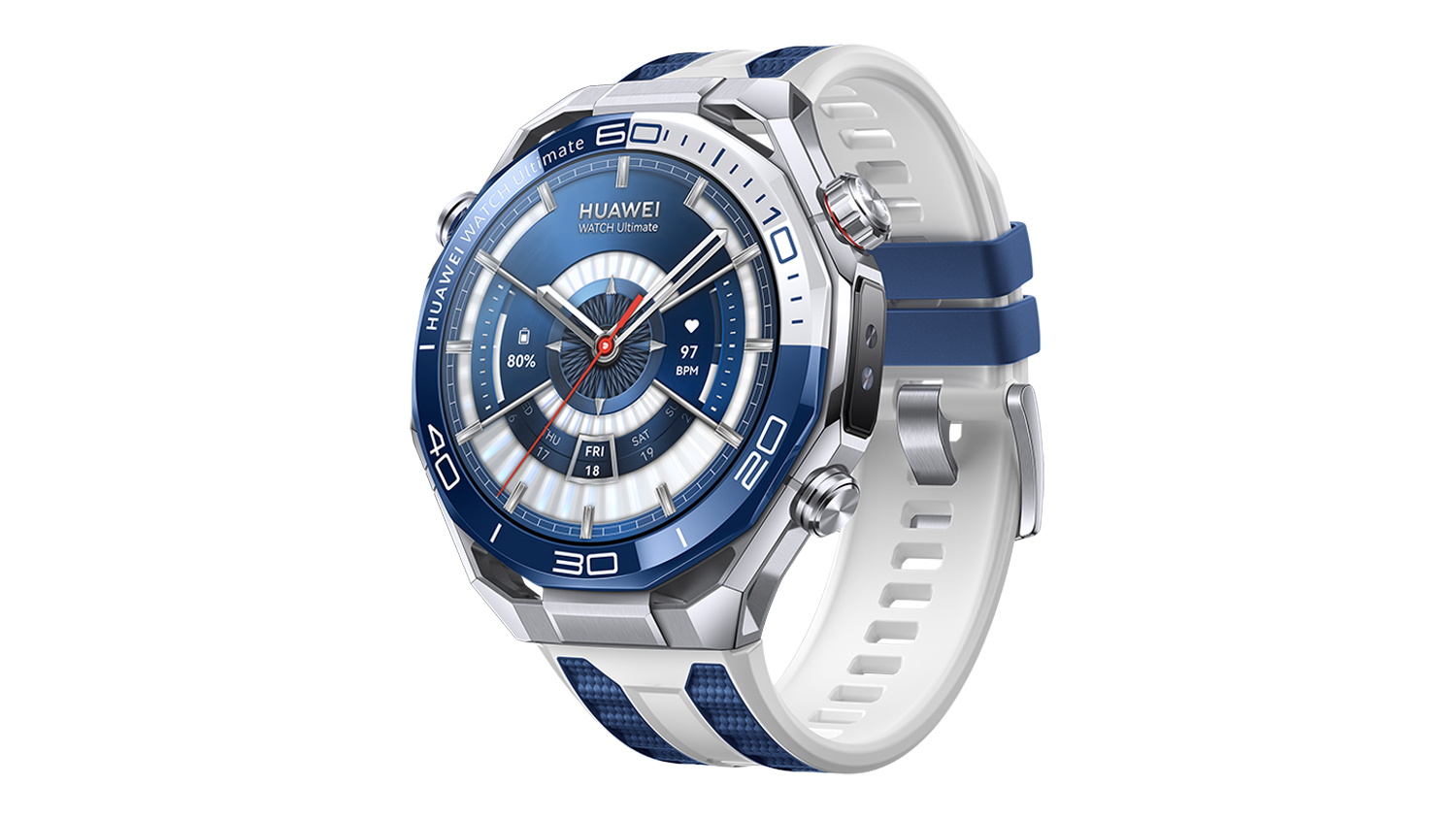 Huawei Watch Ultimate 2 Smartwatch with a durable Steel Zirconium Case