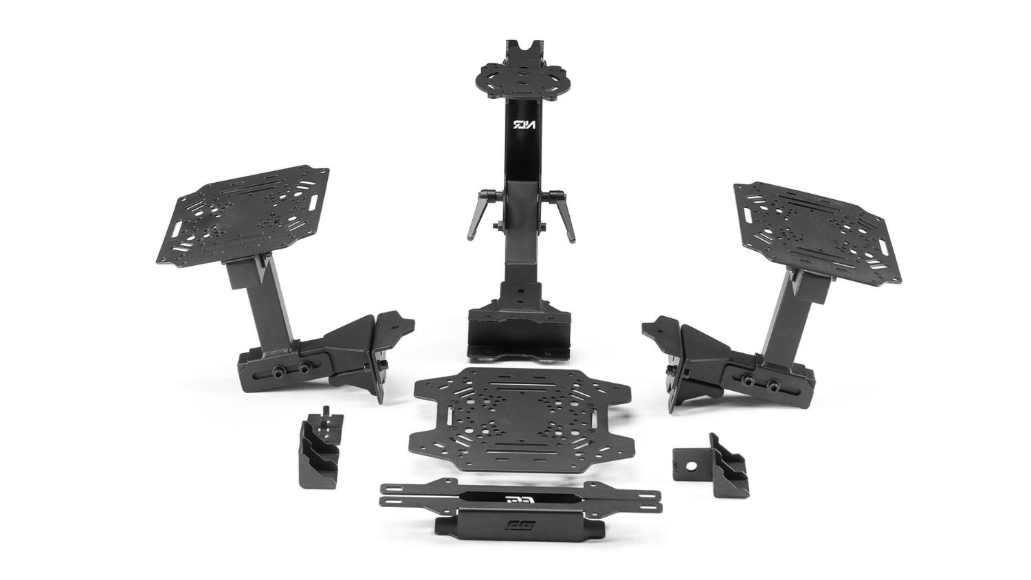 Next Level Racing Elite Series Flight Conversion Pack with adjustable HOTAS mounts and flight control plates