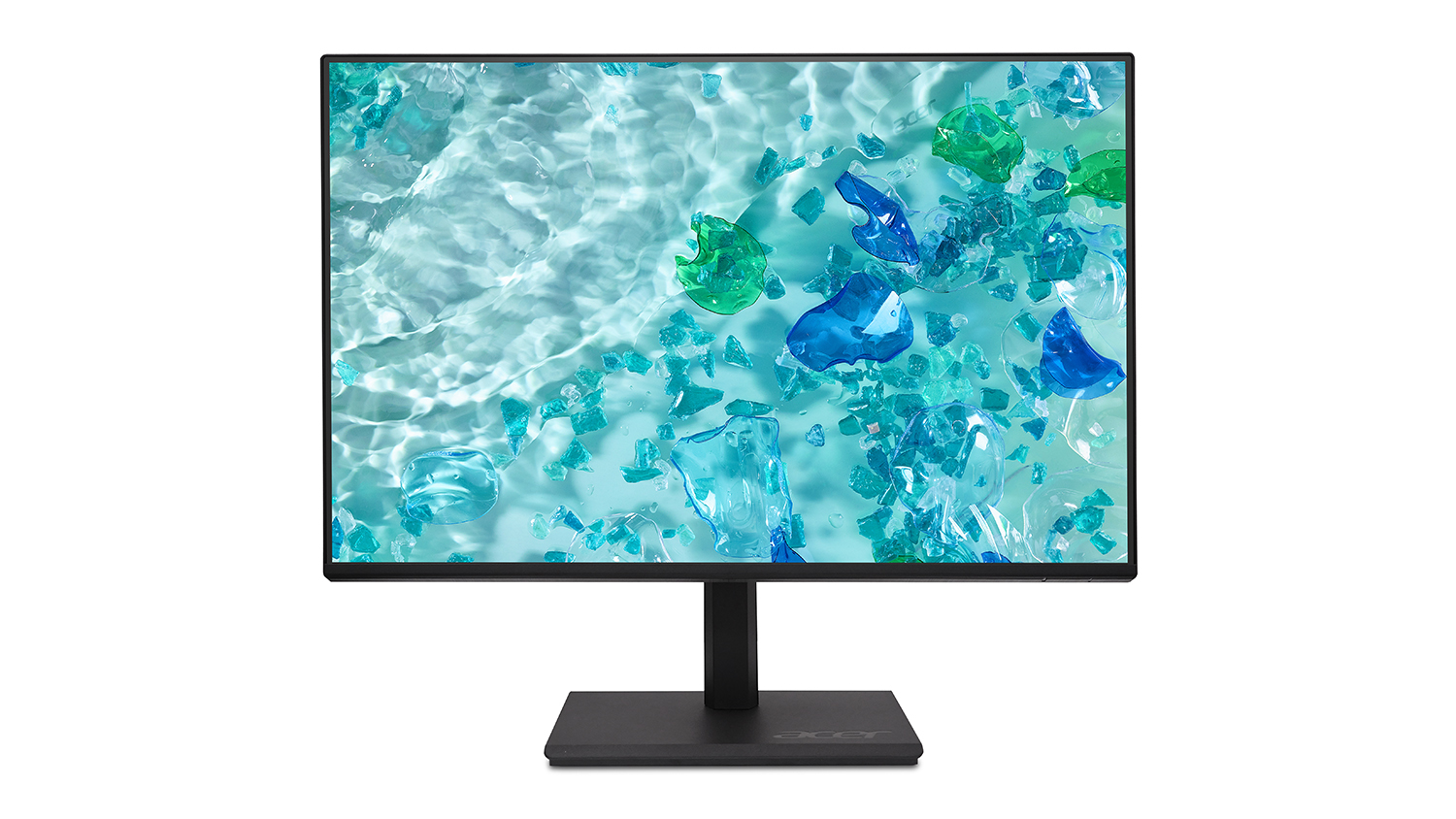 A black Acer B247Y G 23.8" LCD Monitor