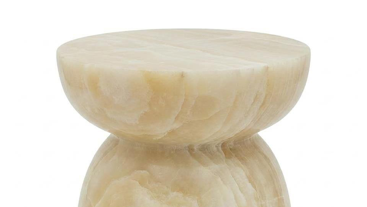 Lima Beige Quartz MGO Stool - 40 x 45cm