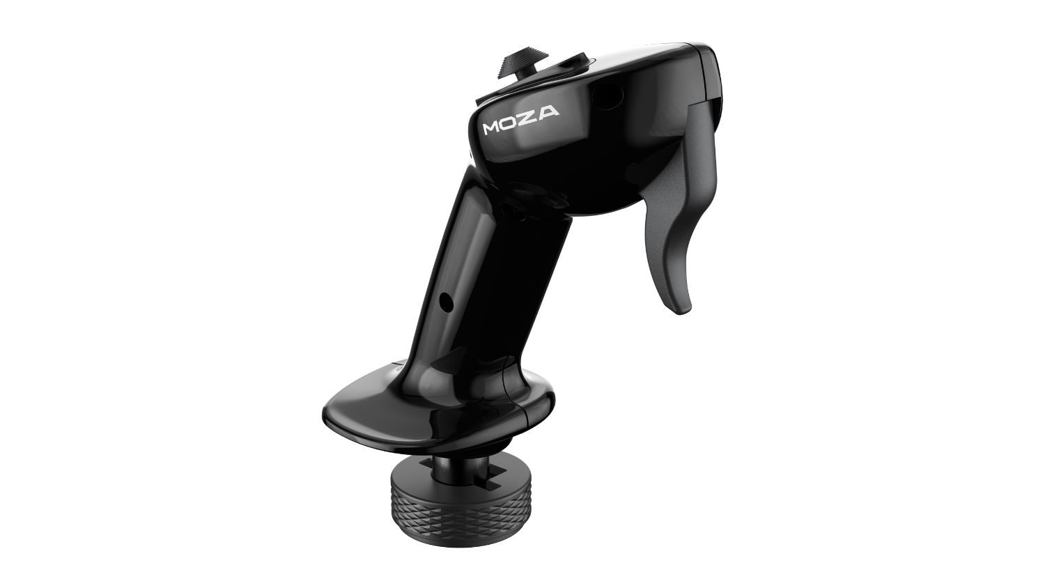 MOZA Racing MA3X Side Stick with trigger, hat switch, and ergonomic aircraft-inspired grip