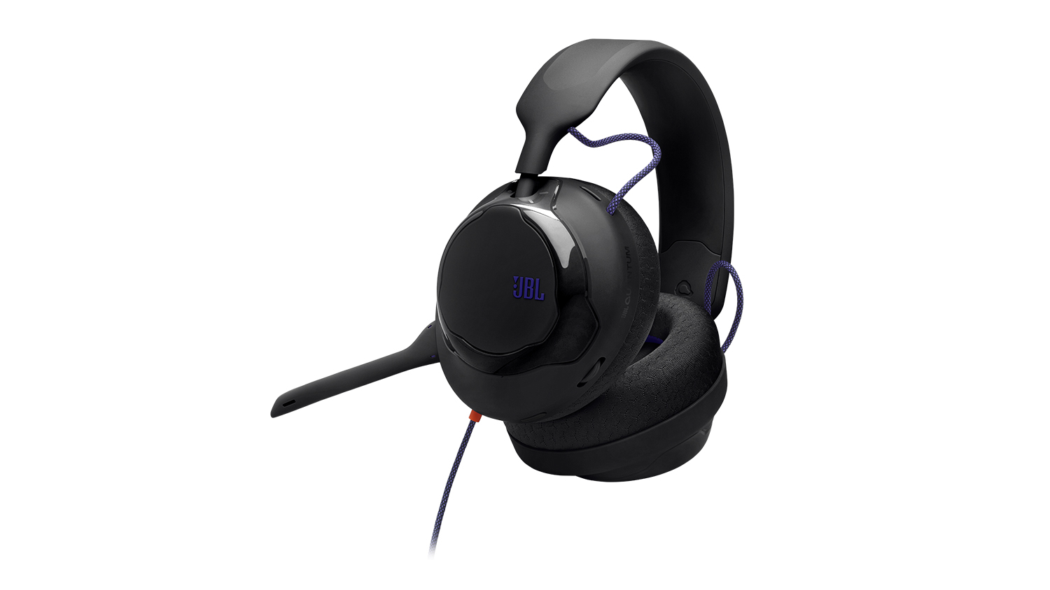 JBL Quantum 120 Gaming Wired Over-Ear Headset in a sleek black colour