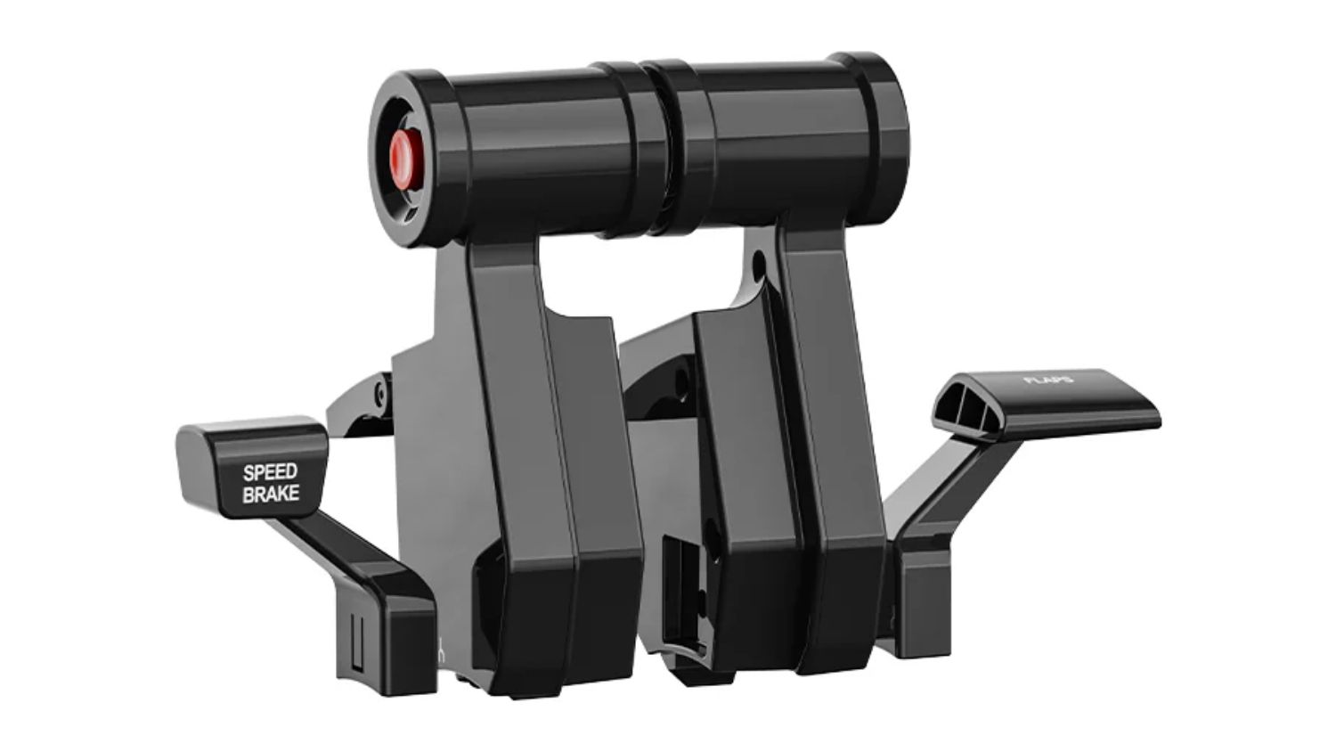 MOZA Racing TQA Throttle Module with Airbus-style throttle levers, speed brake, and flap controls