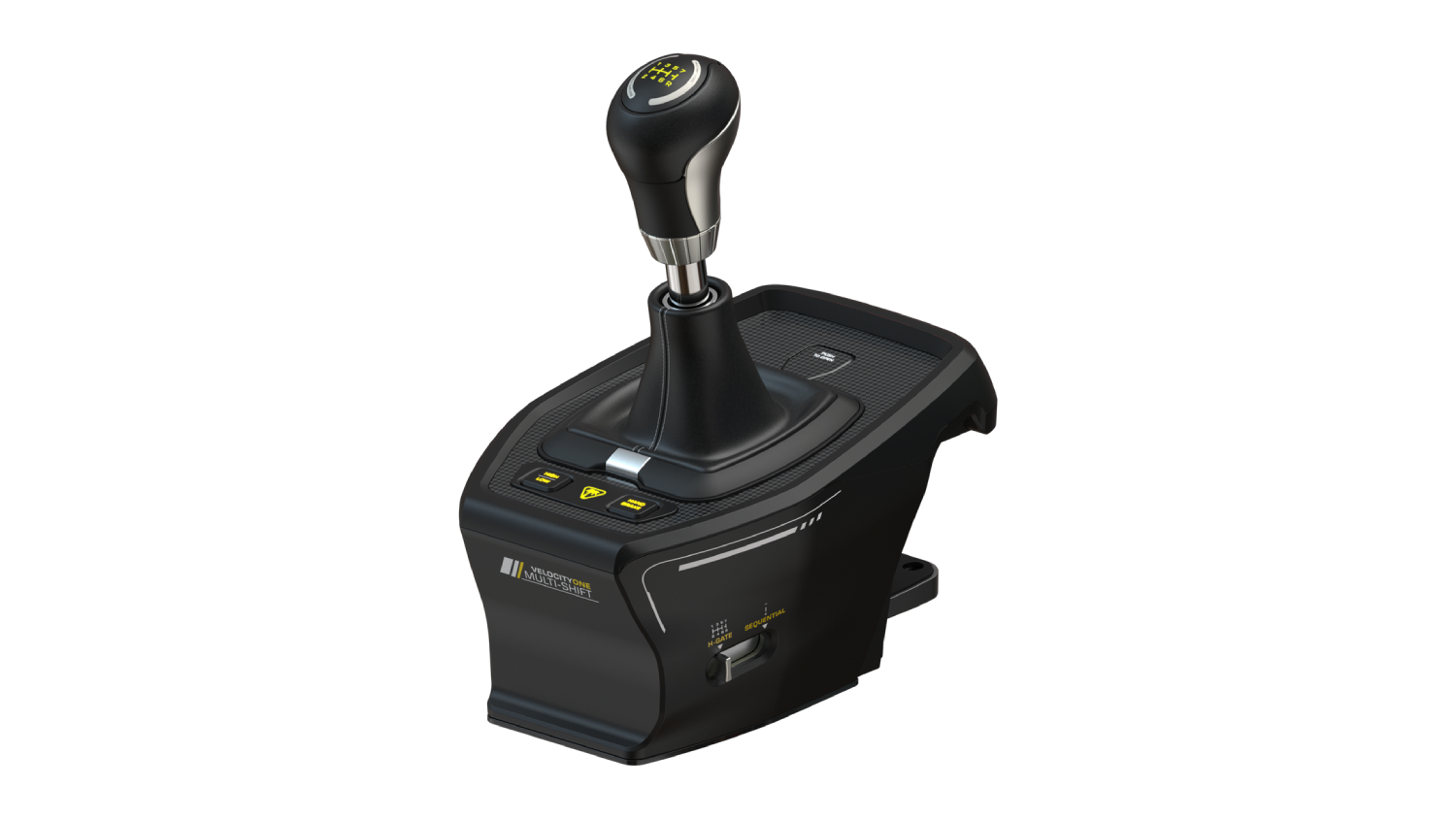 Black Turtle Beach VelocityOne Multi-Shift gear shifter with H-pattern and sequential mode controls