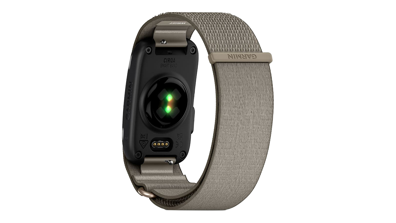 A full view of the Garmin CIRQA Smart Band
