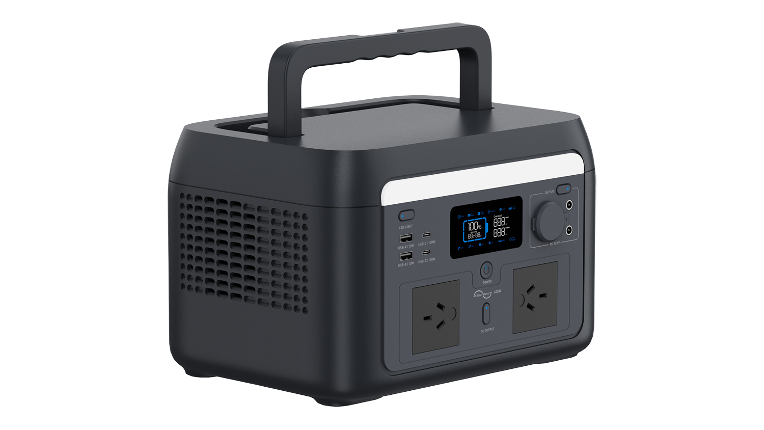 PowerGuard Portable Power Station 600W 512Wh