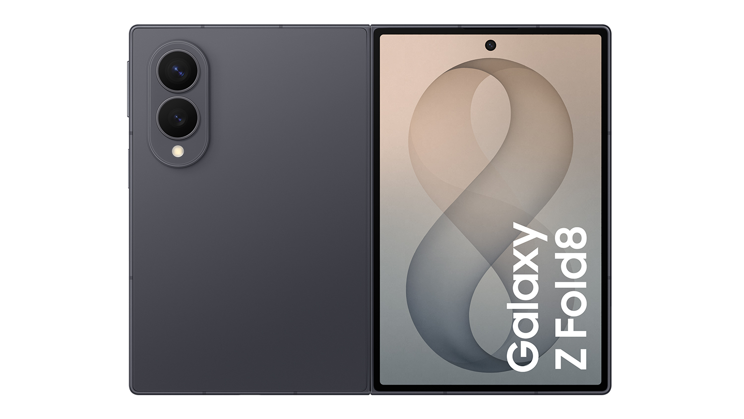 A Samsung Galaxy Z Fold8 5G 256GB Smartphone in a vibrant graphite colour
