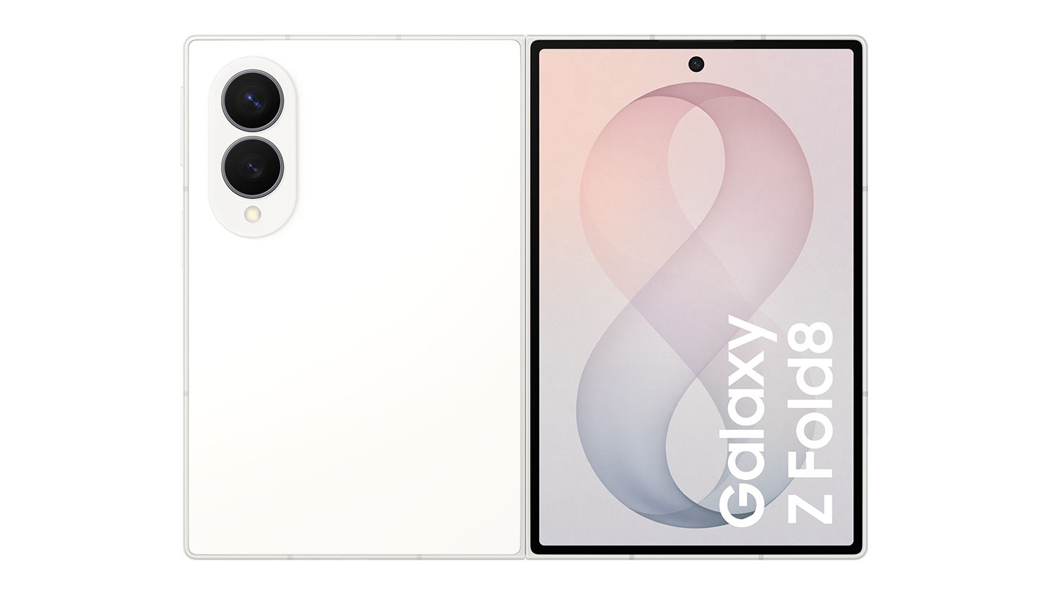A Samsung Galaxy Z Fold8 5G 1TB Smartphone in a vibrant cream  colour
