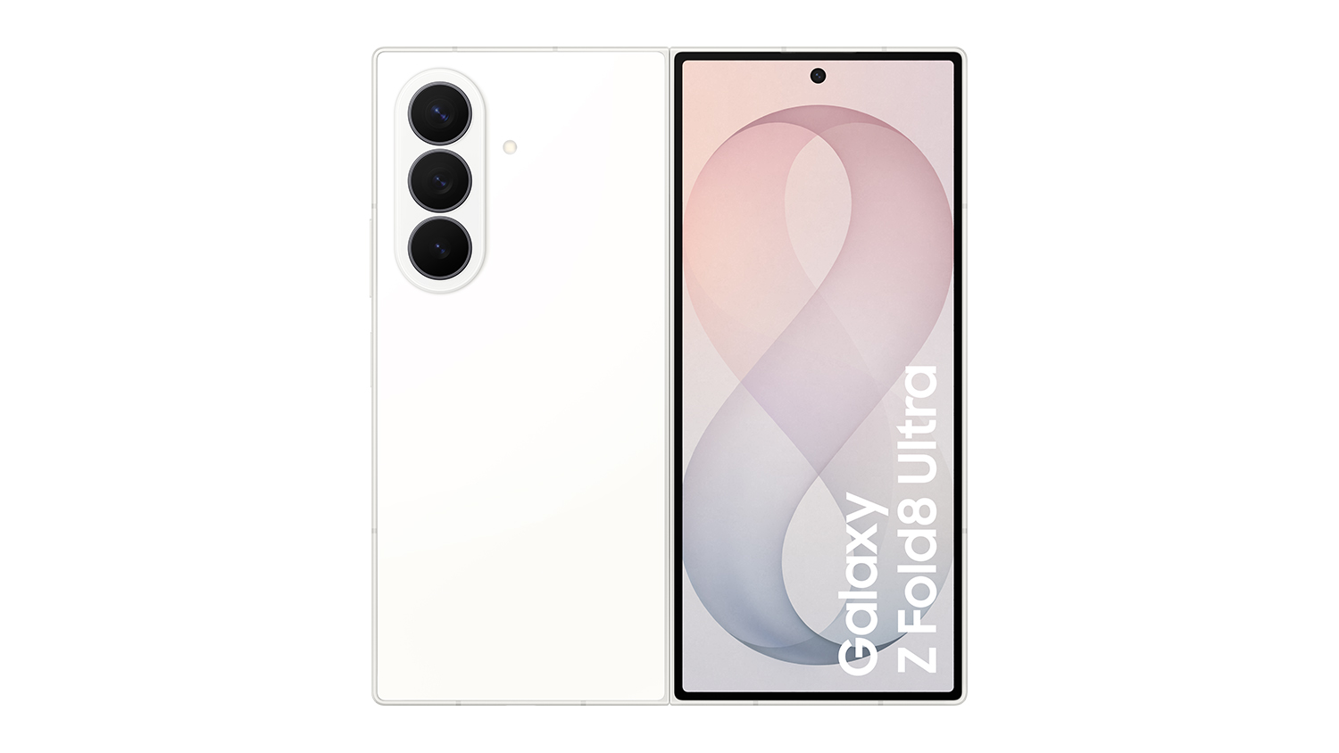 A Samsung Galaxy Z Fold8 Ultra 5G 256GB Smartphone in a vibrant cream colour