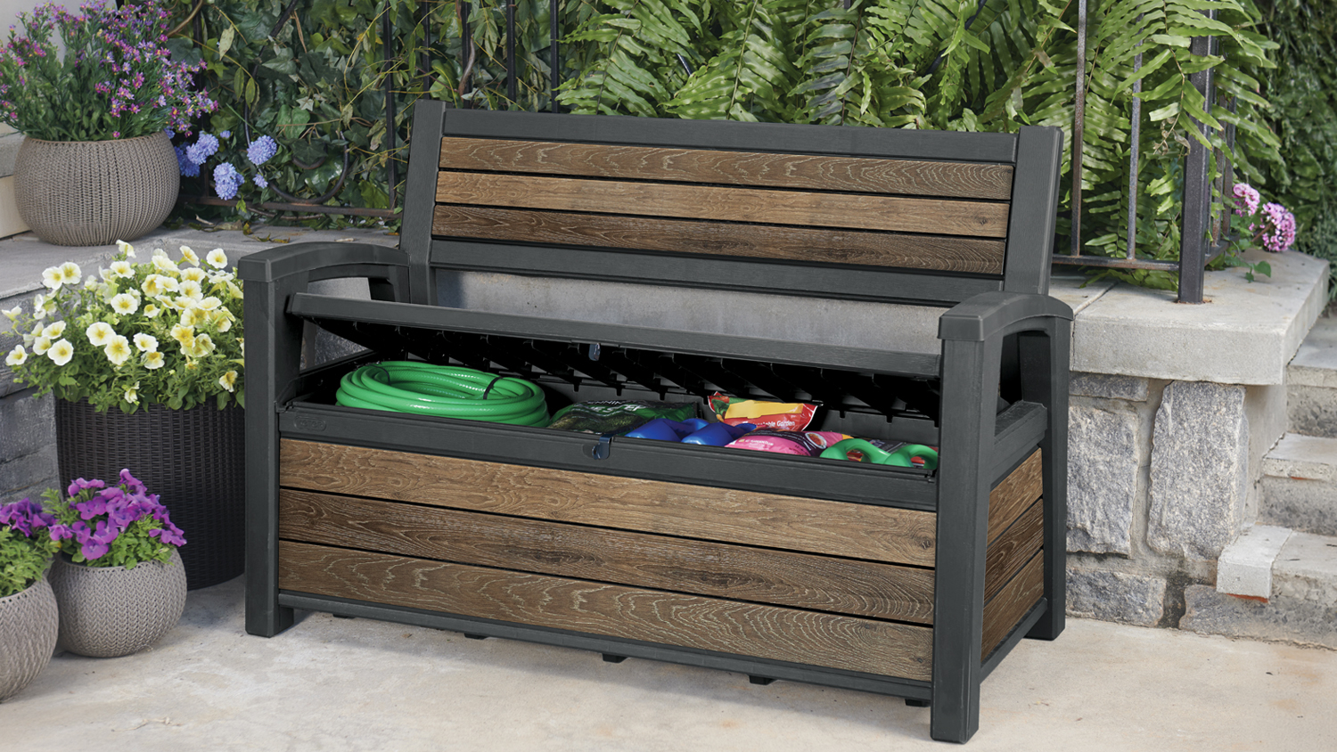 Keter Deco Small Storage Bench 227L