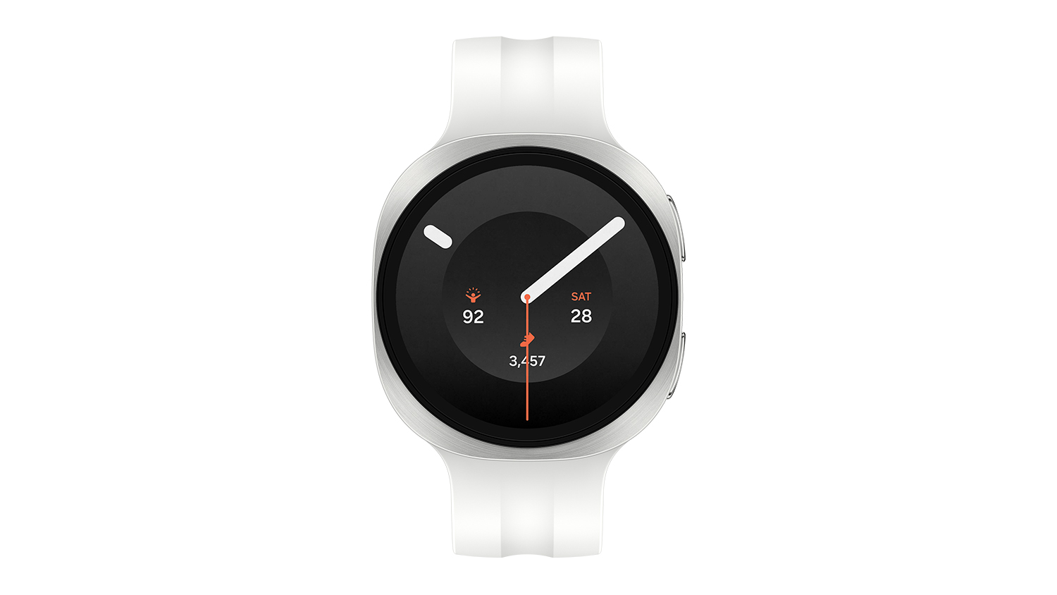 Samsung Galaxy Watch9 Smartwatch - Cream Case with Silicon Band (40mm Case, GPS, Bluetooth)