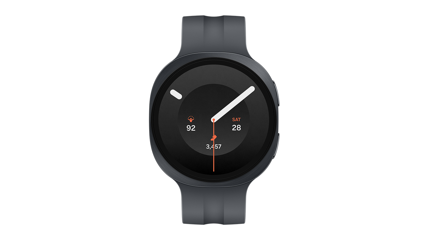 Samsung Galaxy Watch9 Smartwatch - Graphite Case with Silicon Band (44mm Case, GPS, Bluetooth)