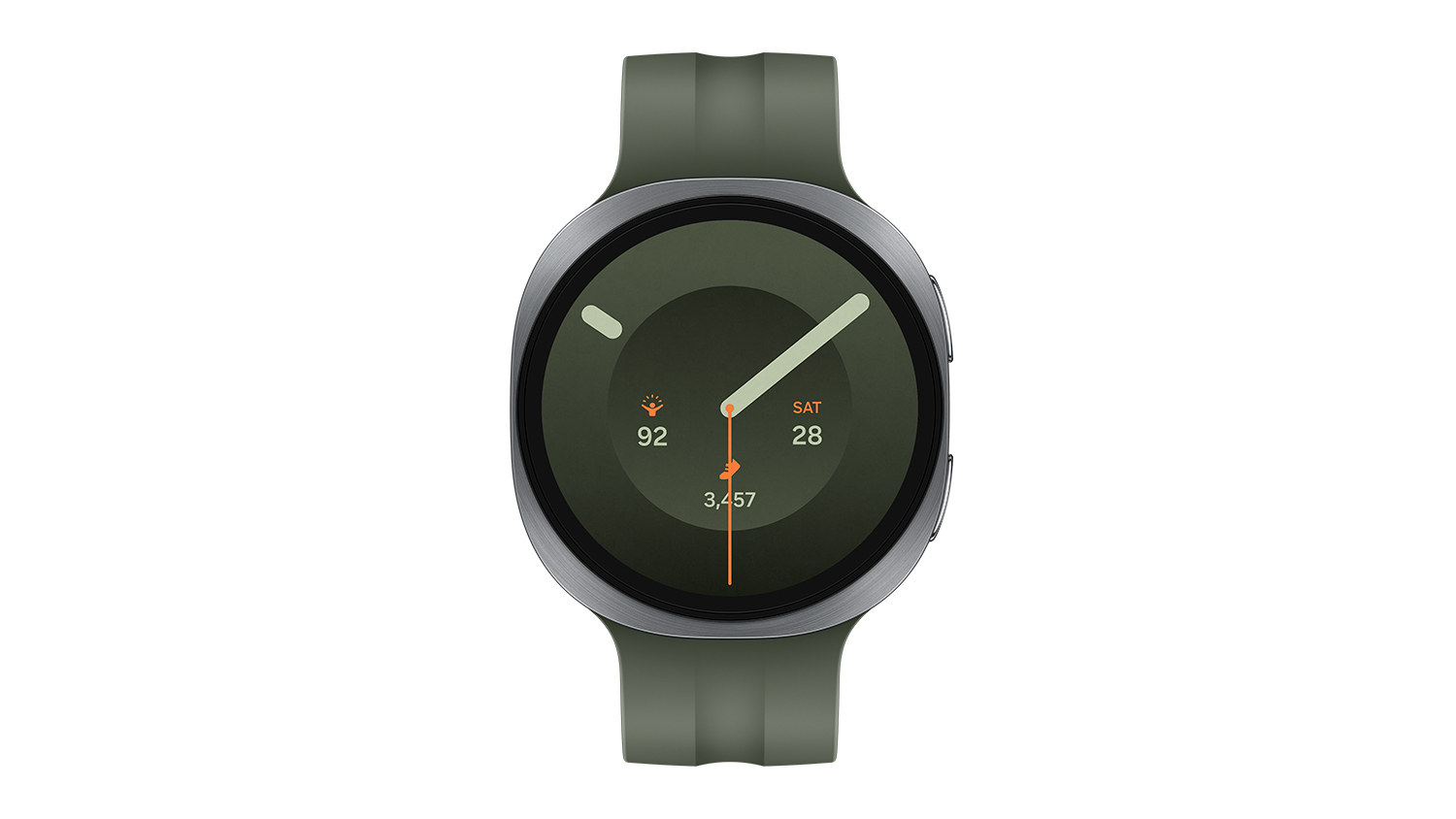 Samsung Galaxy Watch9 Smartwatch - Silver Case with Silicon Band (44mm Case, GPS, Bluetooth)