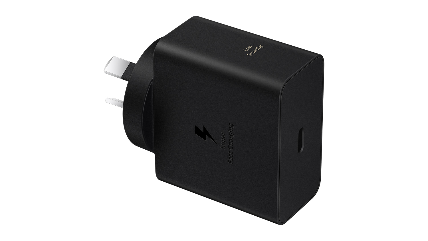 Black Samsung 60W Wall Charger with USB‑C port visible