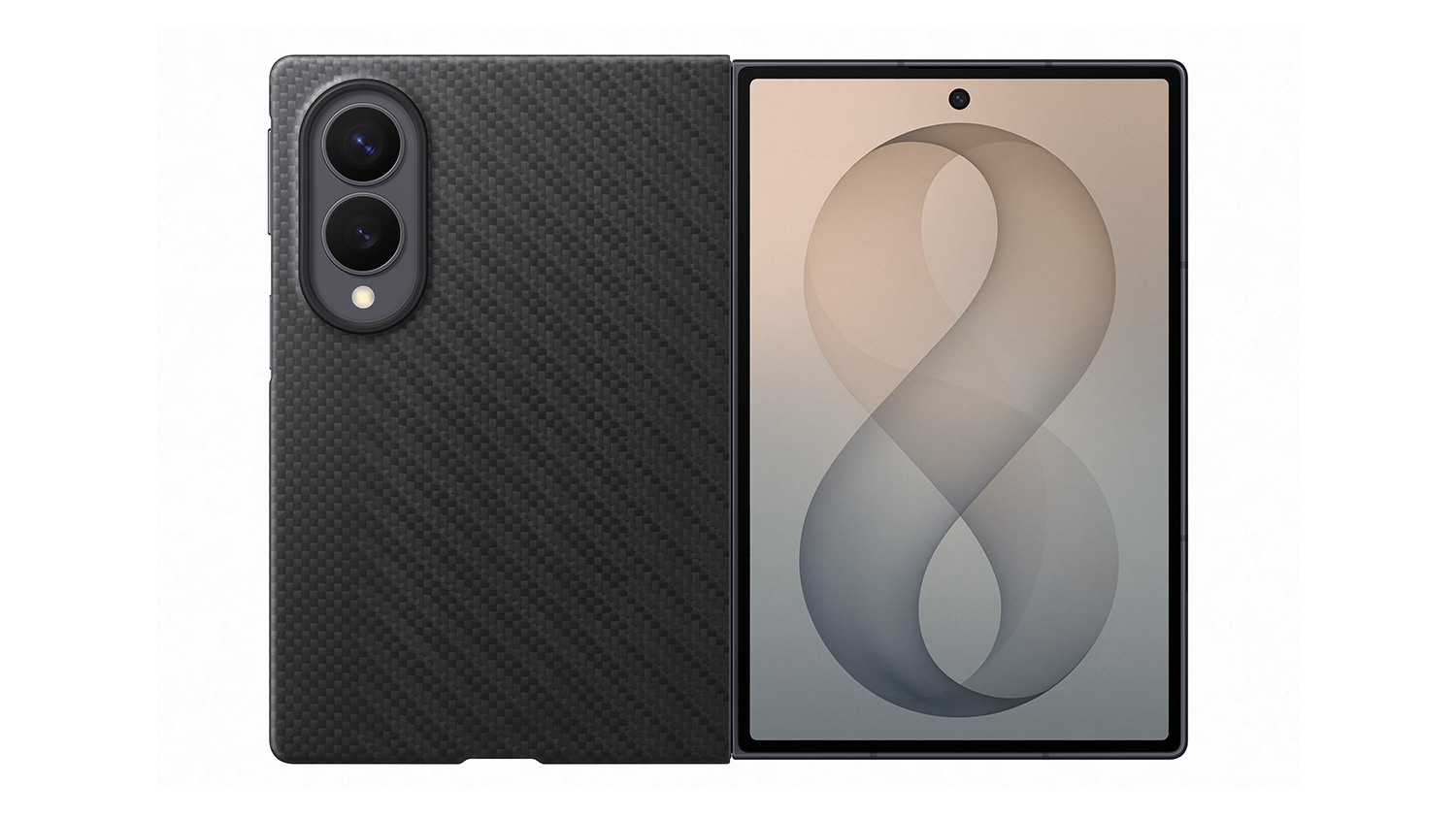 Samsung Carbon Magnet Case for Samsung Galaxy Z Fold8 - Black (EF-KF971SBEGWW)