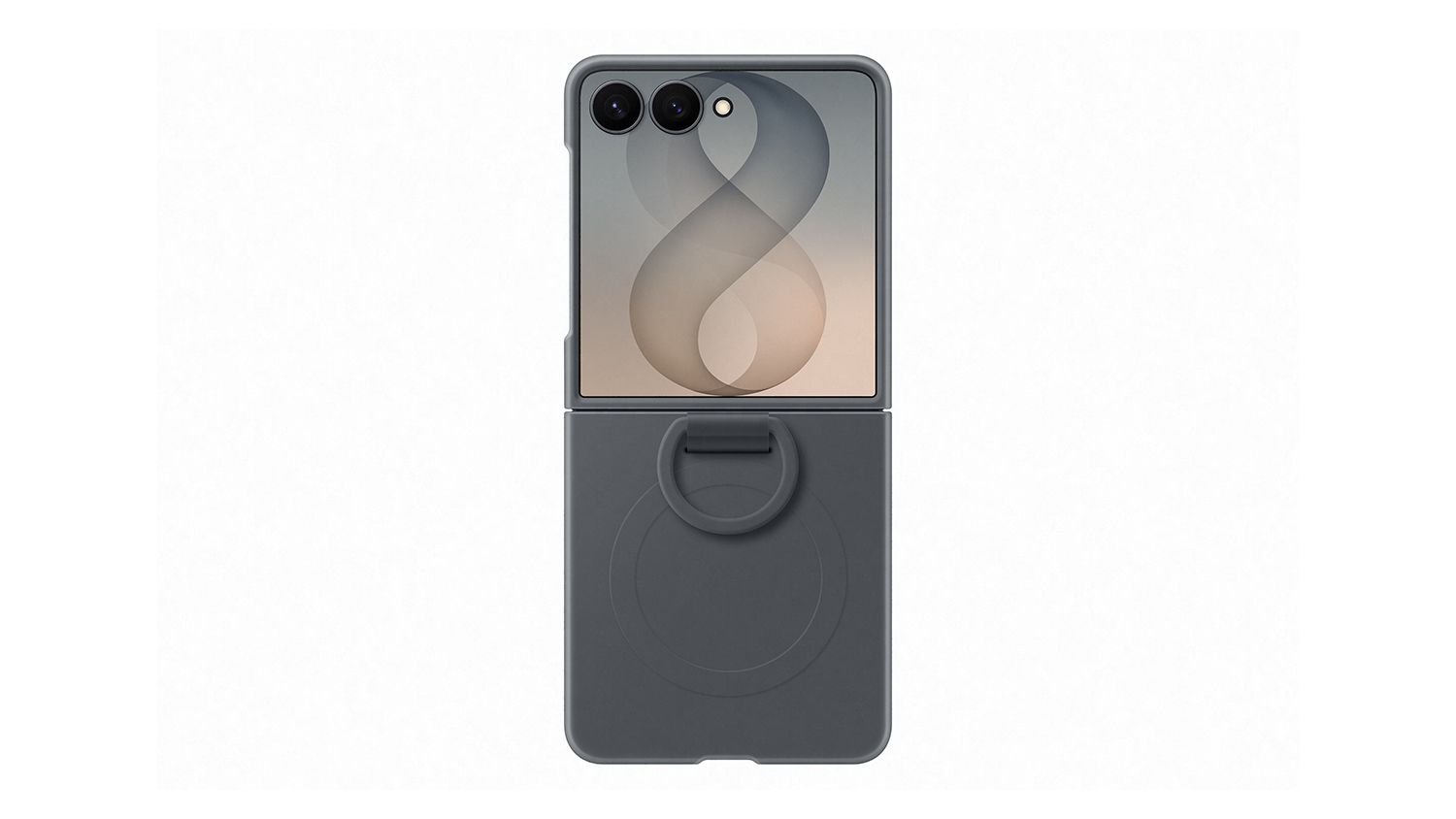A Samsung Silicone Ring Magnet Case for Samsung Galaxy Z Flip8