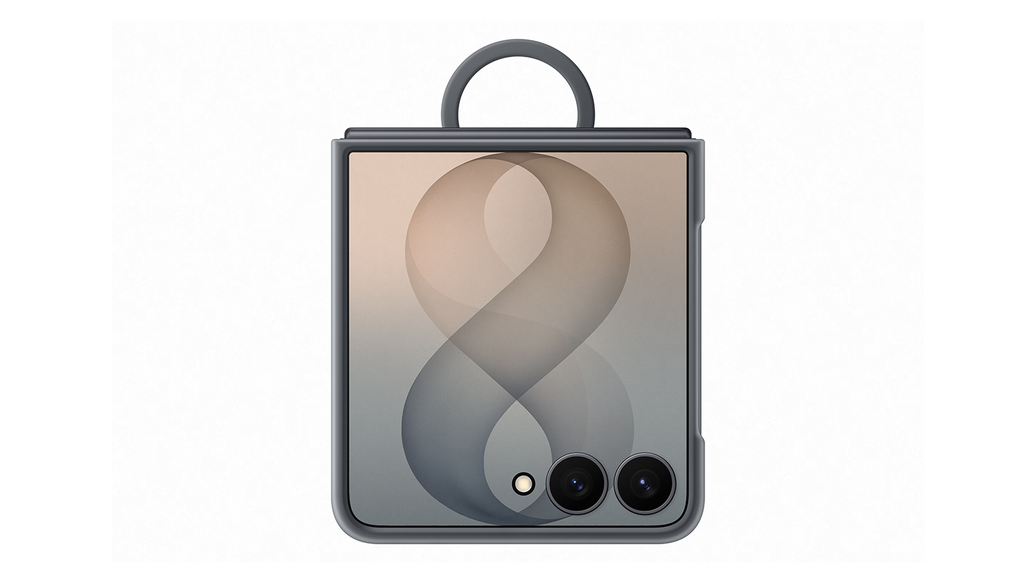 Samsung Silicone Ring Magnet Case for Samsung Galaxy Z Flip8 - Black (EF-EF776CBEGWW)