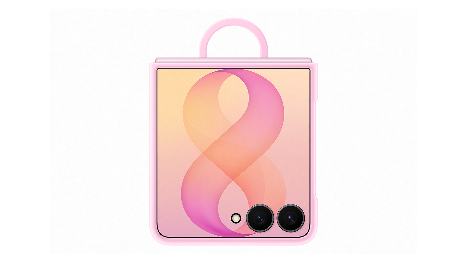 Samsung Silicone Ring Magnet Case for Samsung Galaxy Z Flip8 - Pink (EF-EF776CVEGWW)