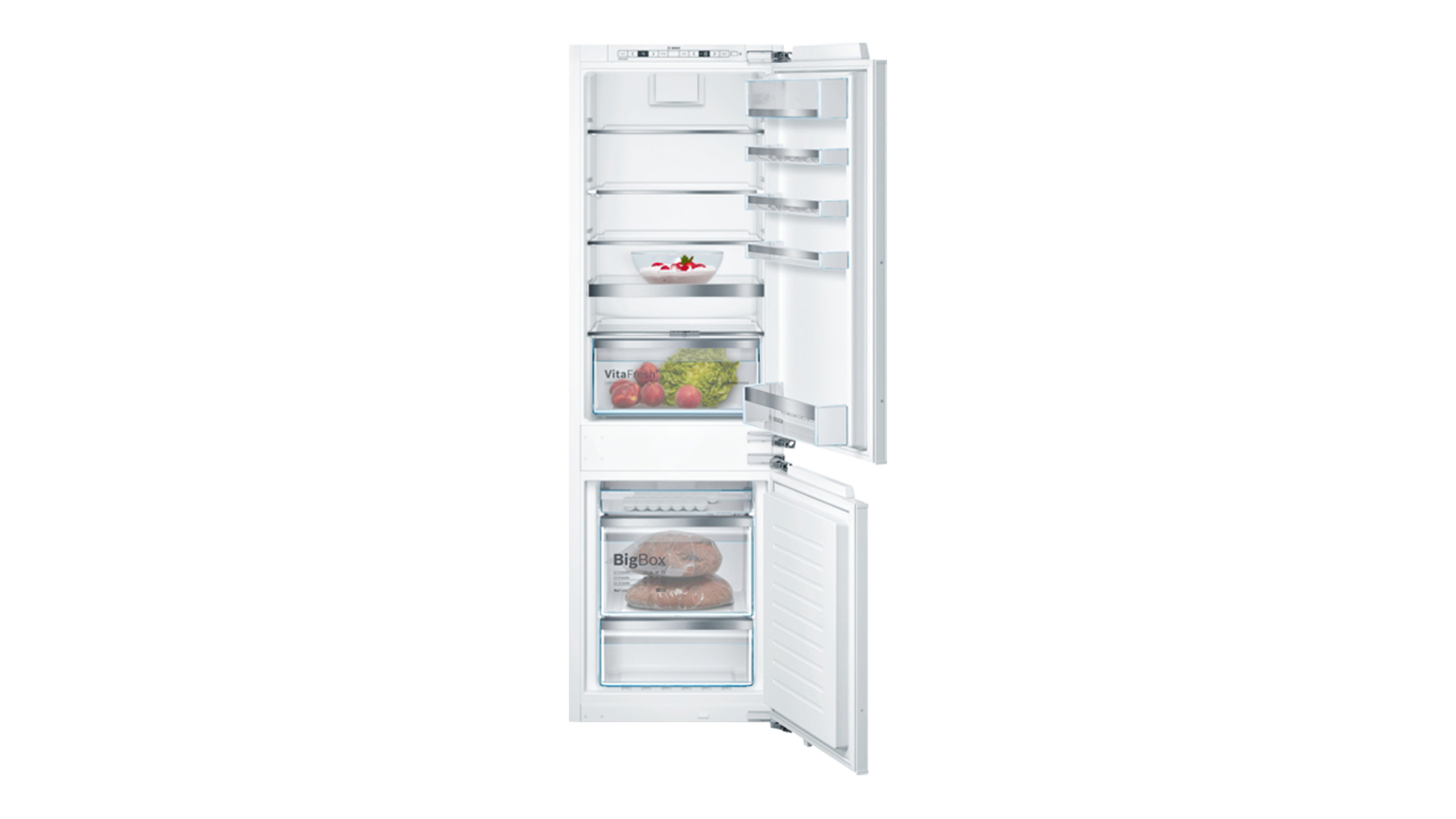 A Bosch Series 6 273L Bottom Mount Integrated Fridge Freezer