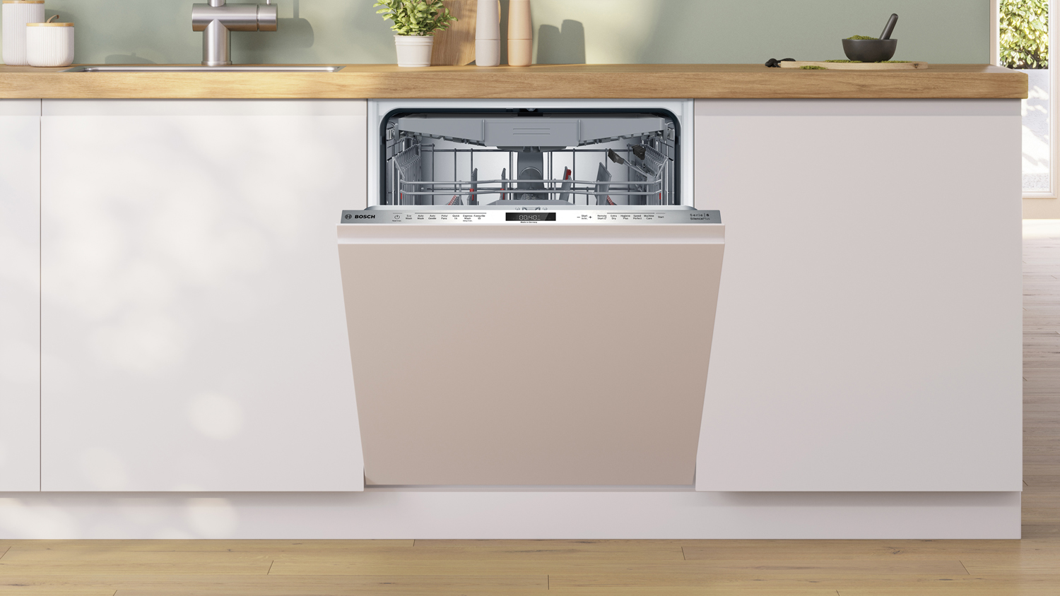 Bosch Series 6 15 Place Setting Fully Integrated Dishwasher - Panel Ready (SMV6HCX03A)