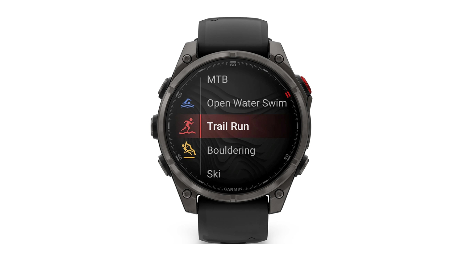 Garmin Fenix 8 Pro Smartwatch - Carbon Grey Titanium Case with Black/Pebble Grey Silicone  Band (47mm Case, GPS, Bluetooth, Sapphire Edition)