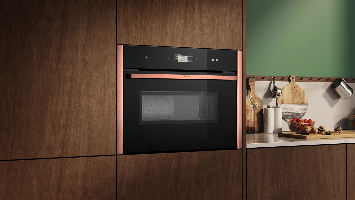 Neff N 90 Series 45cm Built-In Compact Oven with Microwave Function - Flex Design (C29MS3AY0)