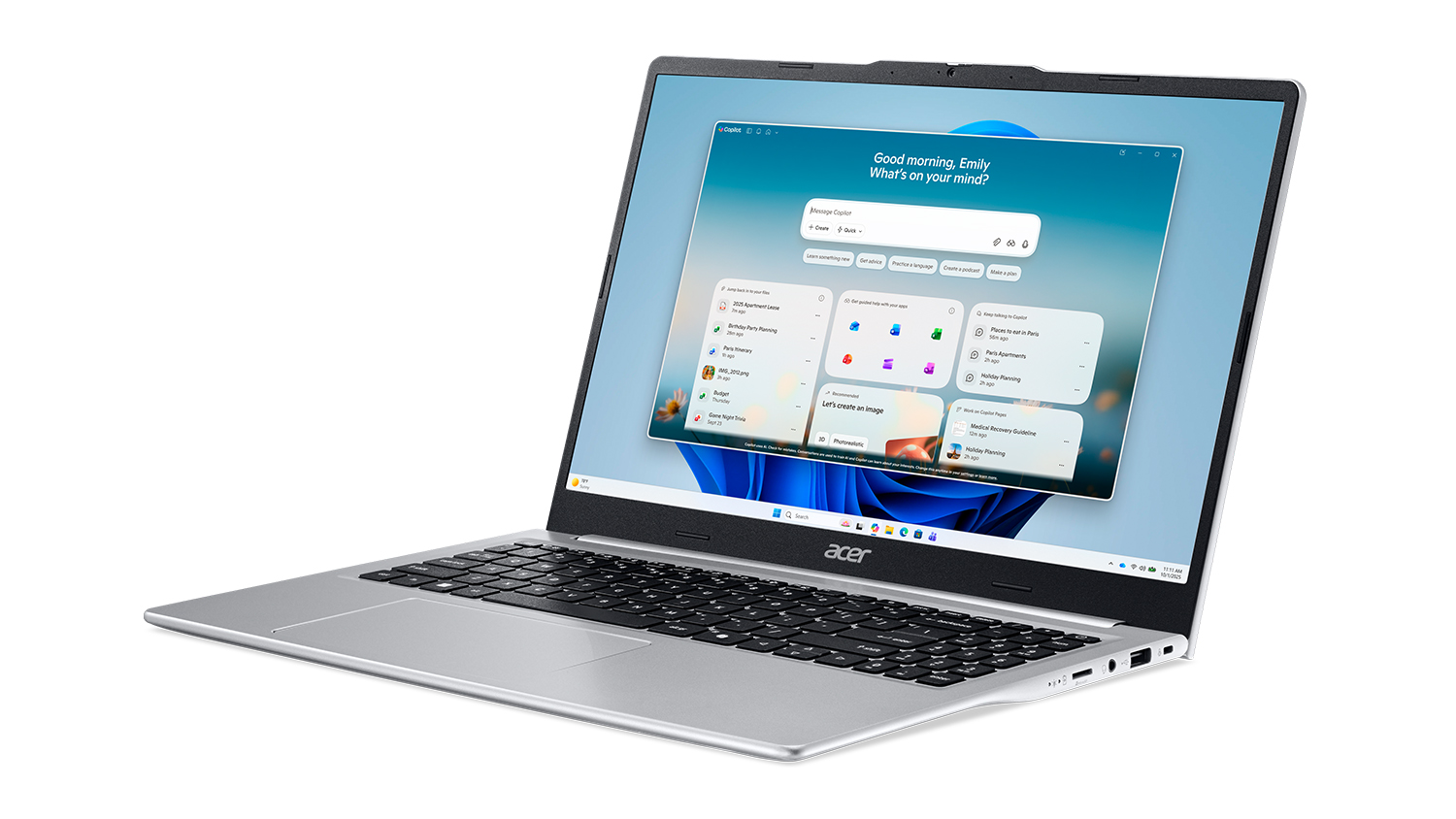 Acer Aspire Lite 15" Laptop - AMD Ryzen 5 8GB-RAM 512GB-SSD - Silver (NX.DRZSA.002)