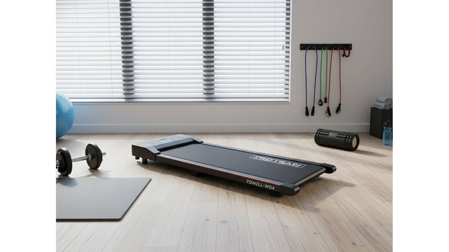 PROTRAIN Slimline Walking Pad with Remote Control, LCD Display
