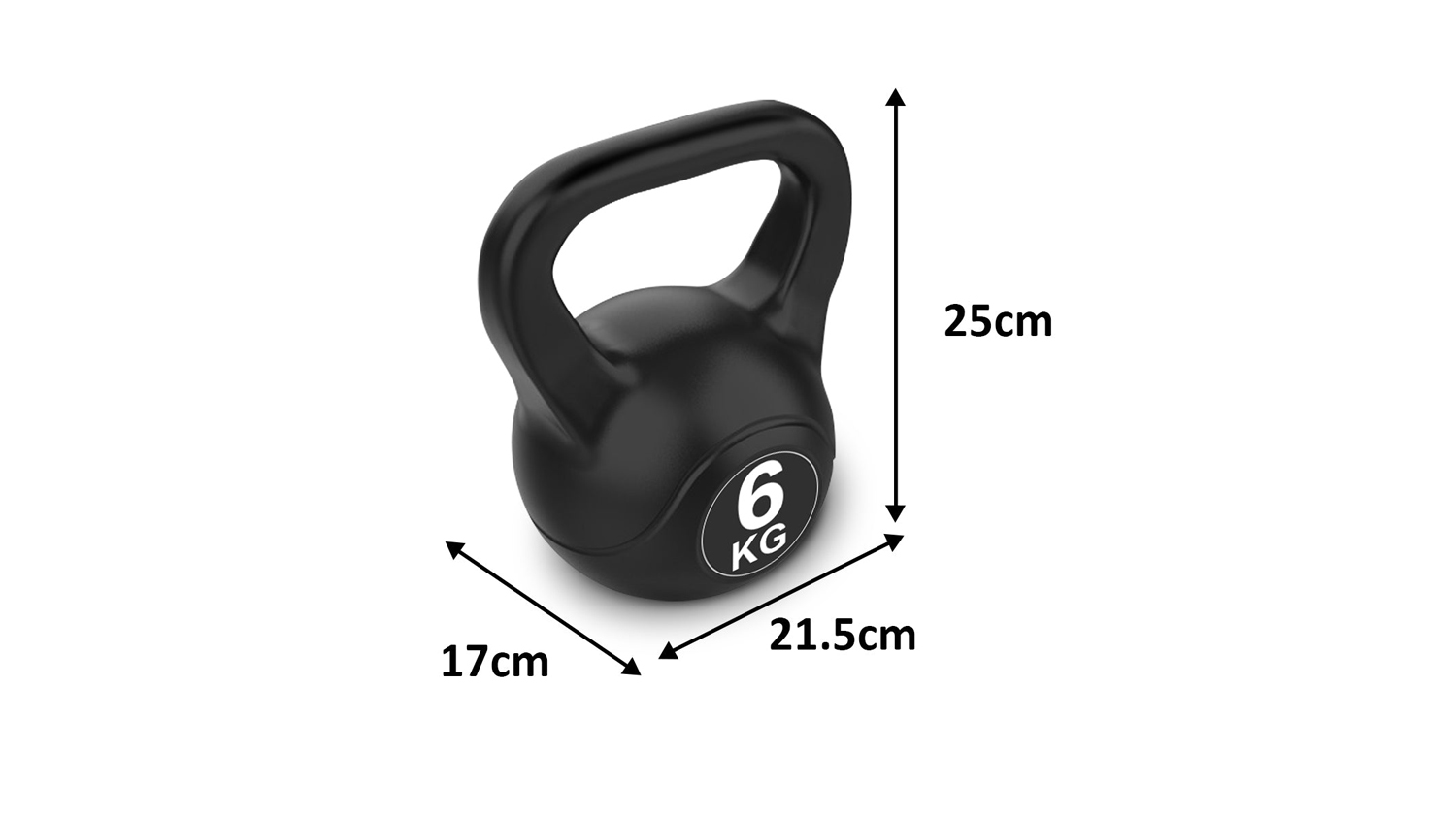 PROTRAIN Cement Kettlebell - 6kg